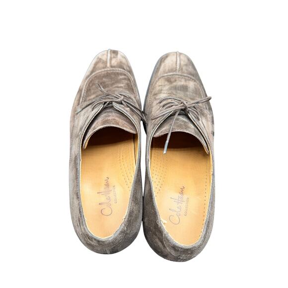 Cole Haan Suede Oxford Shoes Brown Men’s 9 Dress Casual Italy main image 6